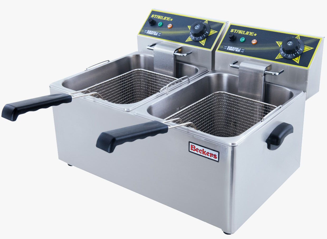 EUROCHEF Electric Fryer STAR LINE MODEL: FS 8+8