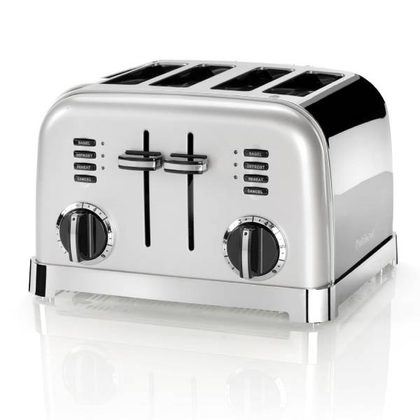 CUISINART CPT180SU 4 Toasters, Pearl Silver