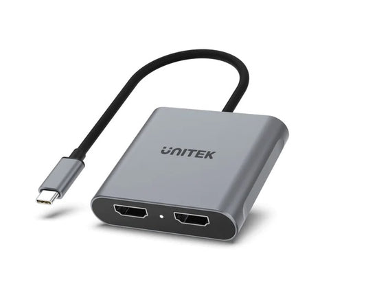 Unitek Converter USB-C to HDMI Dual 4K 60Hz MST V1404B