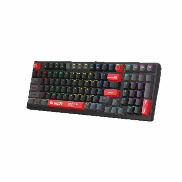 A4 TECH, S98 BLMS USB KEYBOARD GAMING MECHANICAL RGB BLACK/RED BLOODY