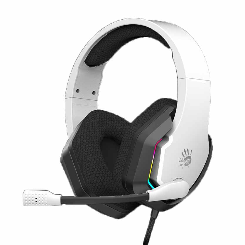 A4 TECH G260P WH 3.5mm HEADSET GAMING STEREO SURROUND SOUND WHITE BLOODY