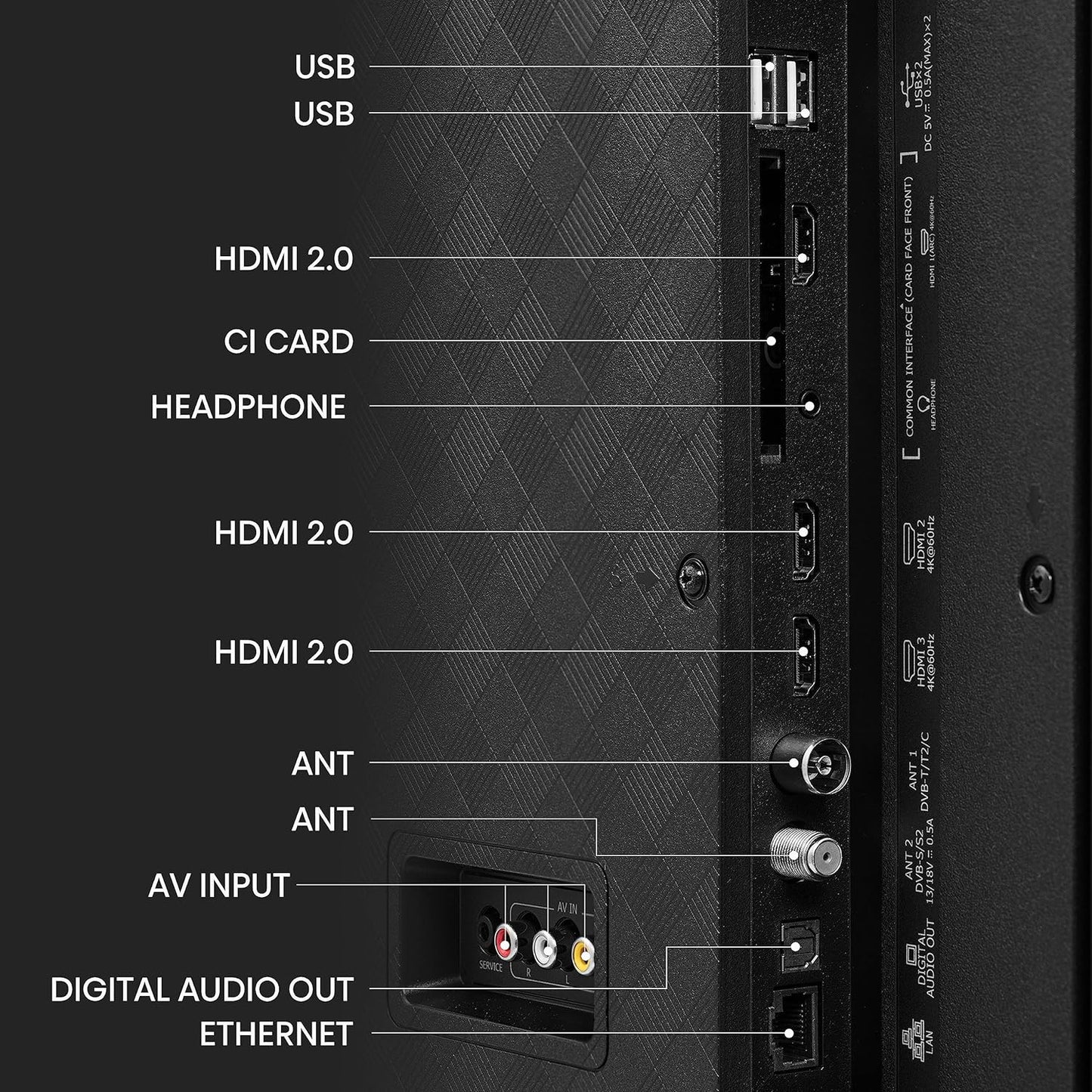 Hisense 43A6K 43'' 4K Smart LED TV Dolby