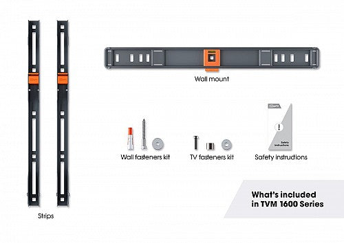 Vogels TVM1603 Fixed TV Wall Mount 40-100' Black