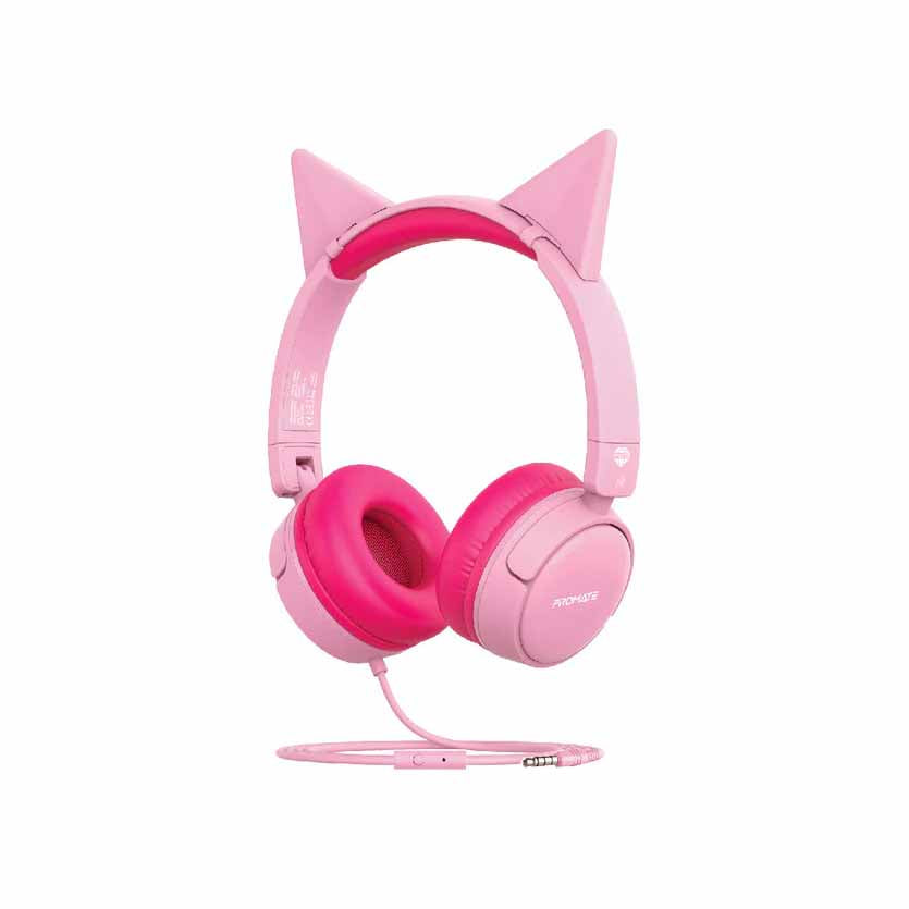 PROMATE JEWEL.BUBBLEGUM HEADPHONES WIRED HD STEREO KIDSAFE