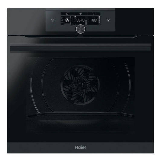 HAIER HWO60SM6F8BH Built-in Oven i-Turn Series 6 TAD 70L H60 x W60cm 13 Functions Pyrolytic