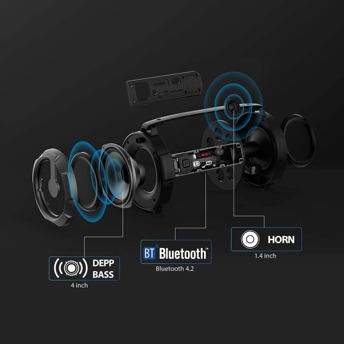 HIKEVAN X22 10W BOOMBOX SPEAKER