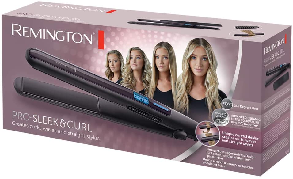 Purple remington hair straightener best sale