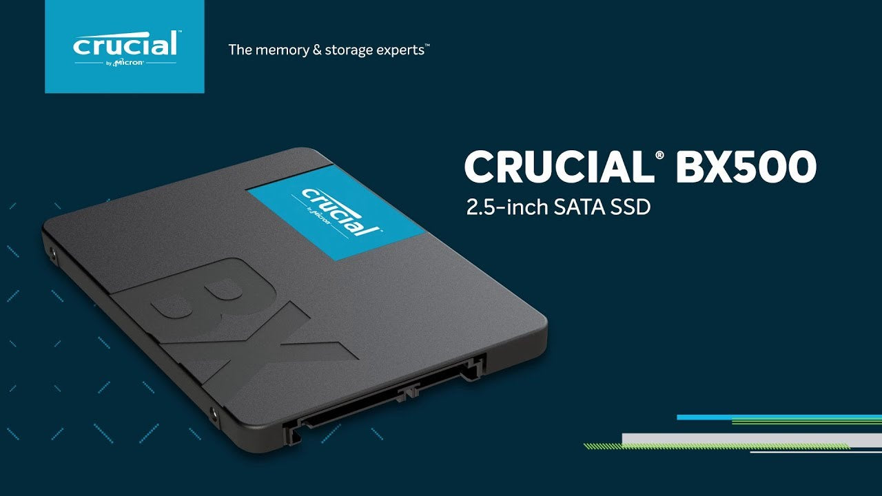 Crucial BX500 SSD 480GB 3D NAND