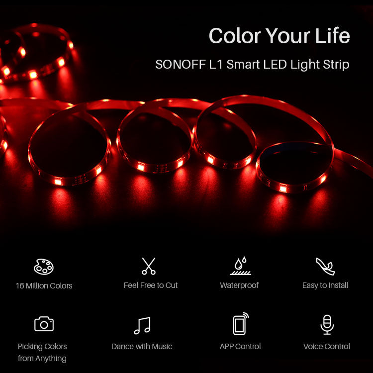 Sonoff L1 Wi-Fi Smart LED Light Strip 5 Meters