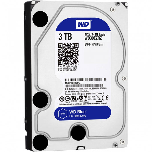 Western Digital BLUE 3.5'' Desktop HDD 3TB 5400RPM