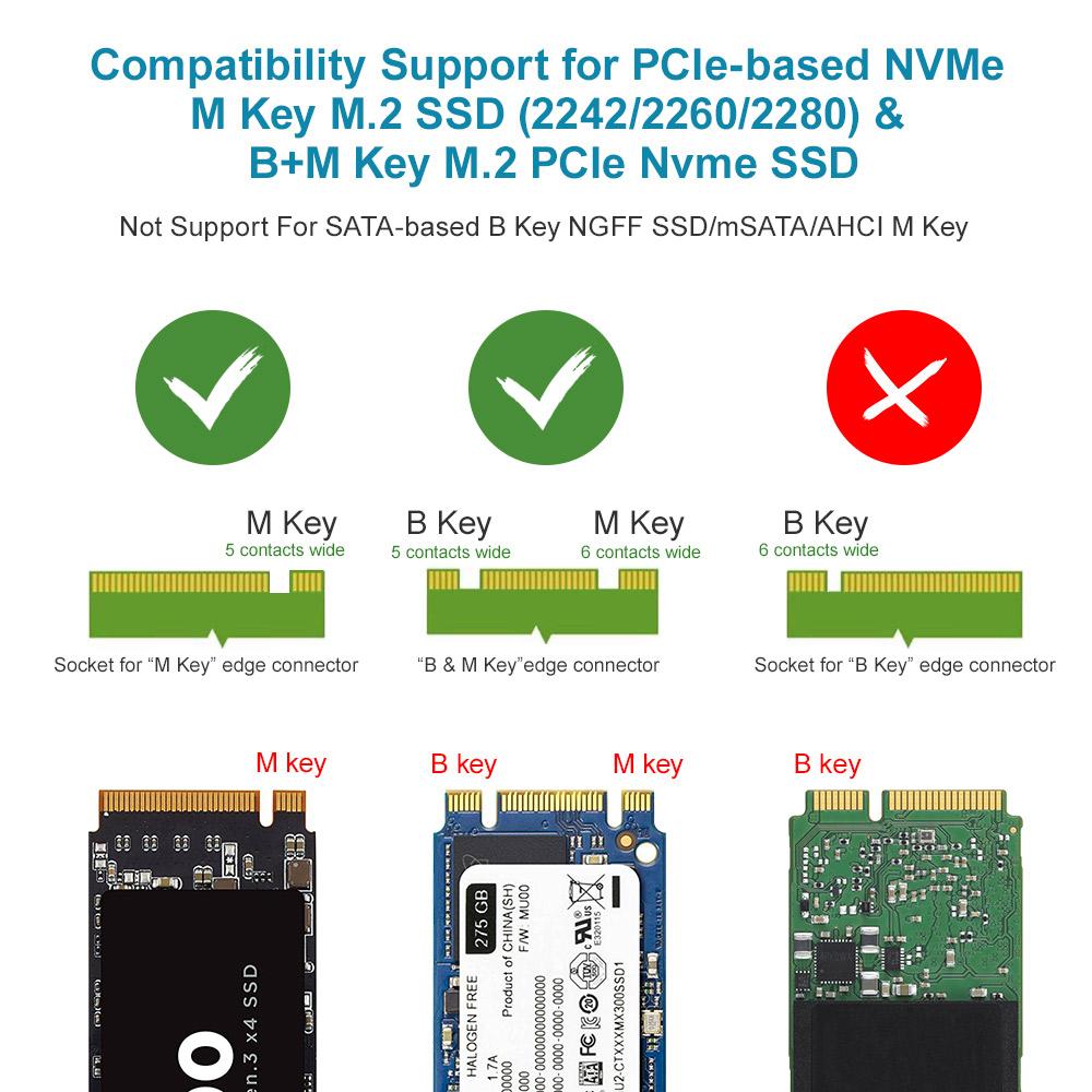 Unitek S-1203A USB3.1 Gen2 Type-C to M.2 SSD NVMe Enclosure