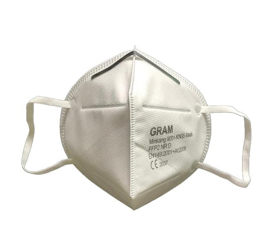 Gram KN95 FFP2 5 Layer Protective Mask with Activated Carbon filter (2 Pieces)